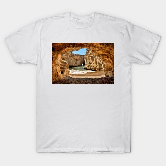 CaveBeach of Papafrangas T-Shirt by Cretense72